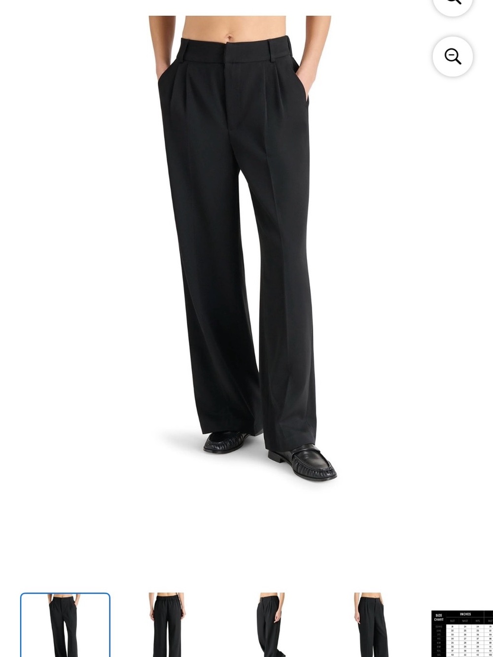 Steve Madden Black Woman’s Work Pant with Elastic Back